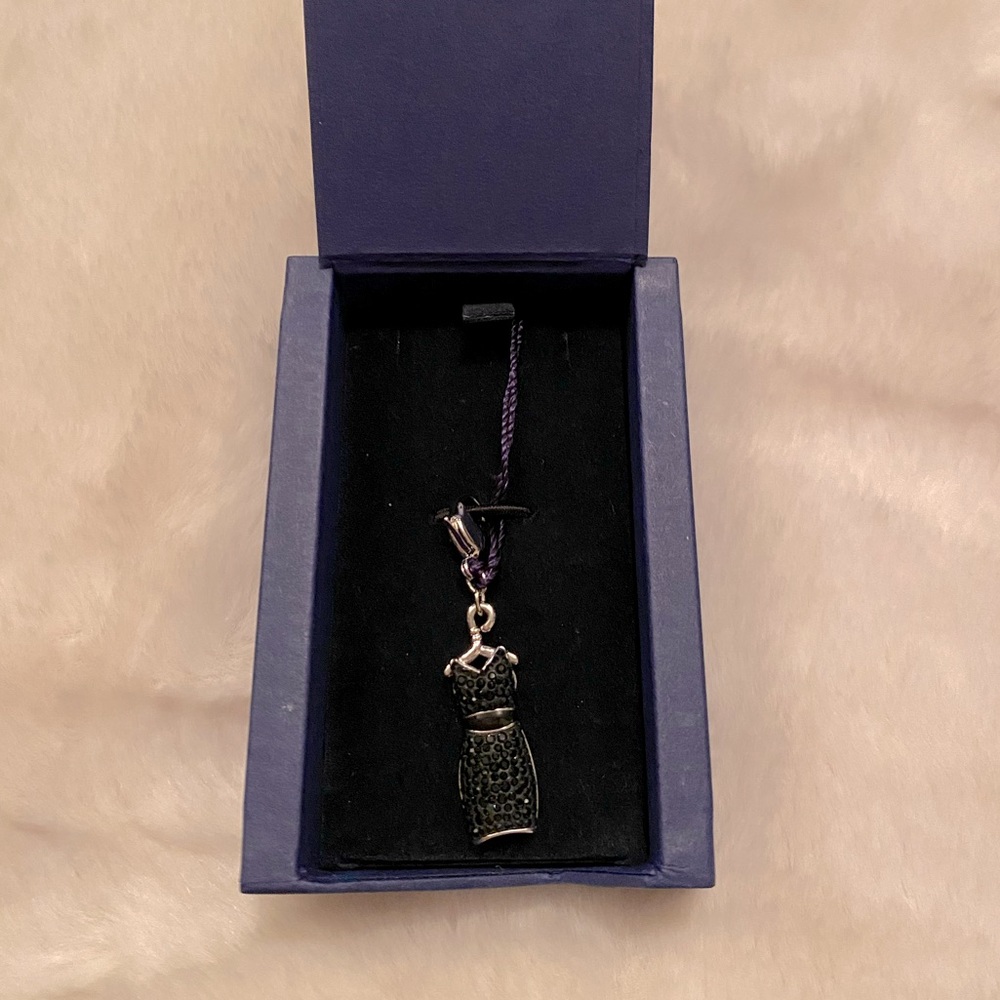 Swarovski Crystal “Little Black Dress” pendant